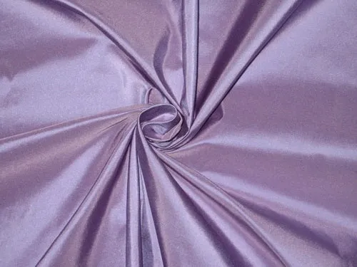 100% Pure SILK TAFFETA FABRIC Lilac Color 54" wide TAF174