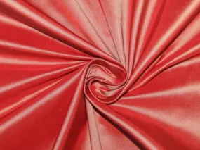 100% Silk taffeta fabric bright rust color 54" wide TAF45[1]