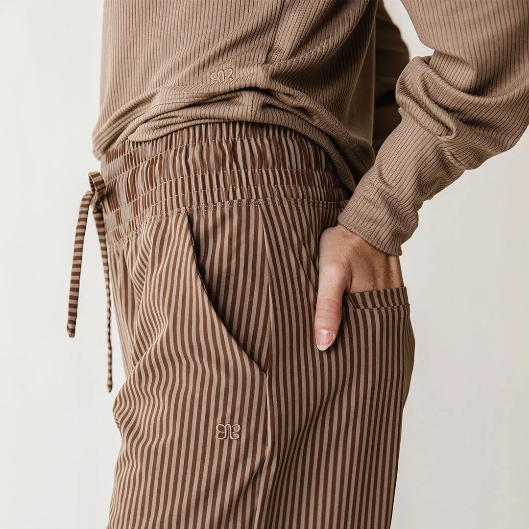 Audrey Trouser, Cinnamon Stripe