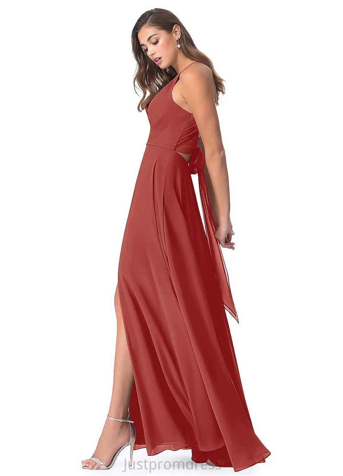 Breanna Trumpet/Mermaid Floor Length Natural Waist Velvet Sleeveless Scoop Bridesmaid Dresses