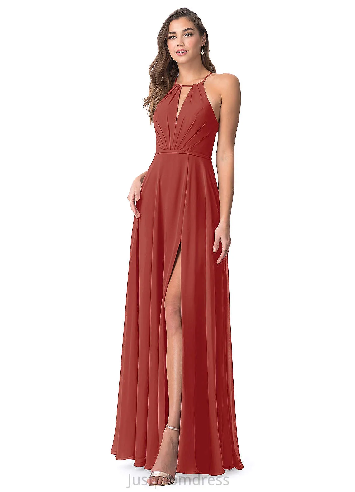 Breanna Trumpet/Mermaid Floor Length Natural Waist Velvet Sleeveless Scoop Bridesmaid Dresses