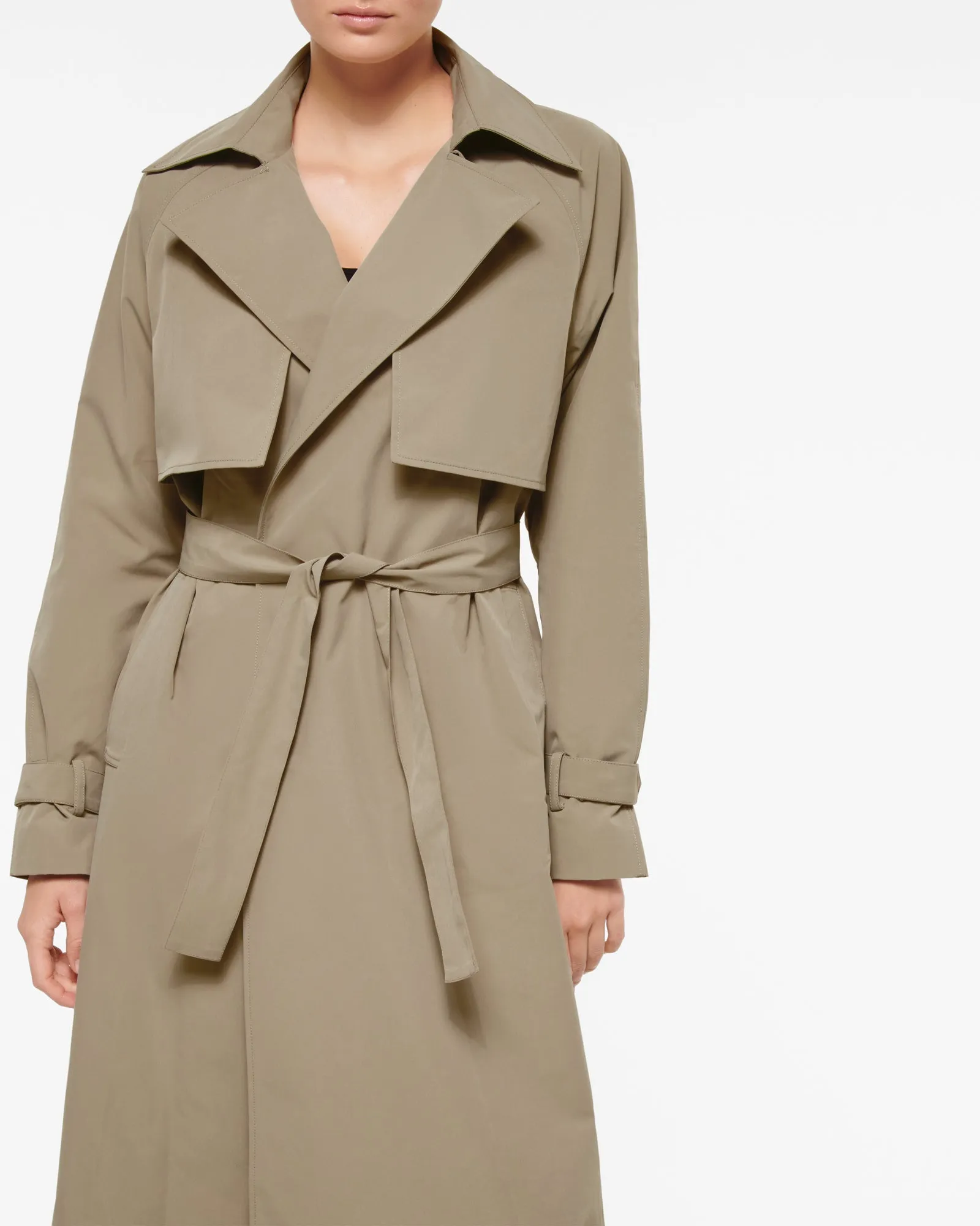 BROADWAY TRENCH COAT TAUPE