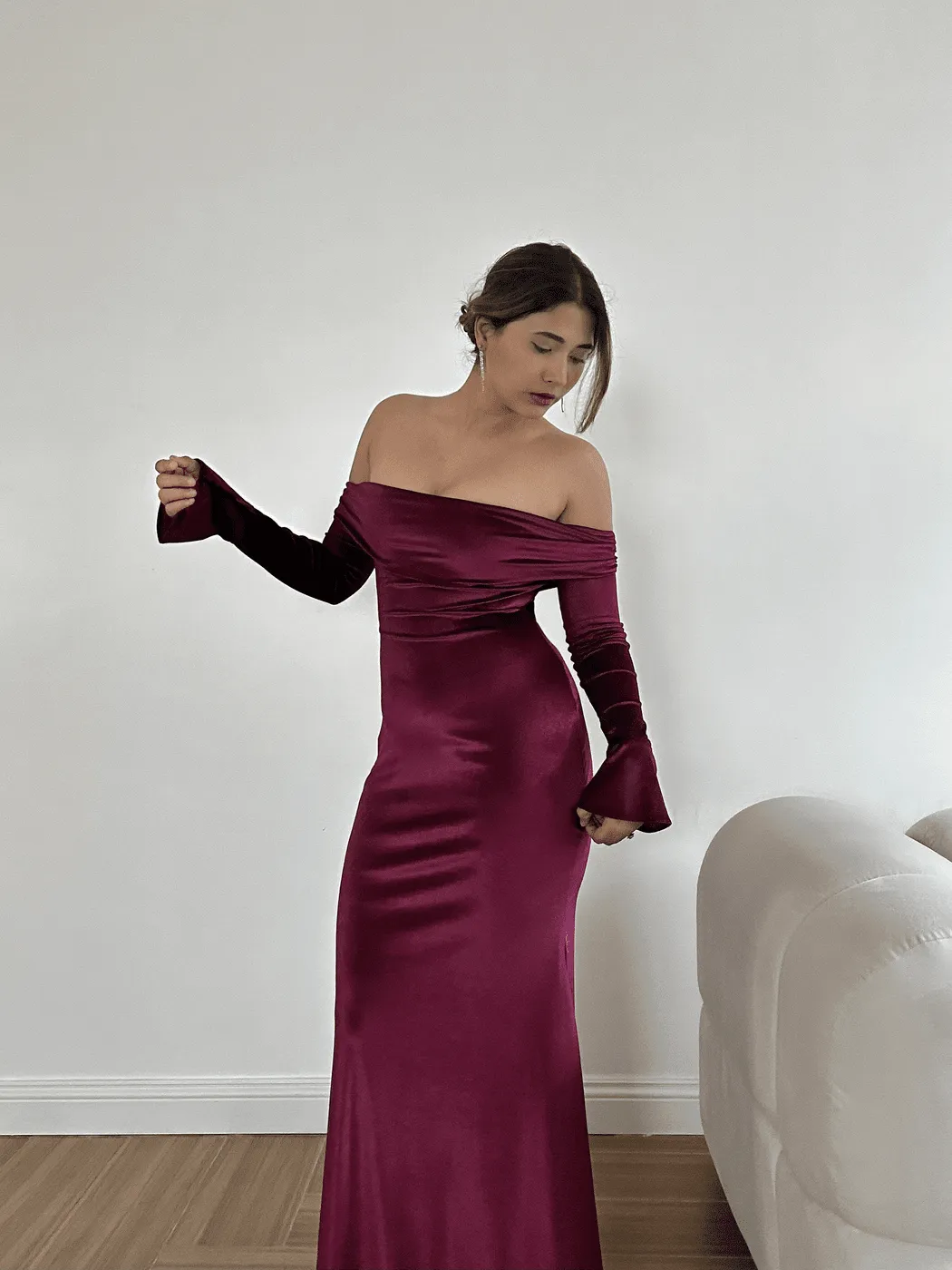 Catherine Off- Shoulder Dress