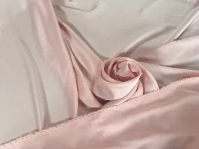 CRÊPE EN VERRE SATIN ROSE PÂLE