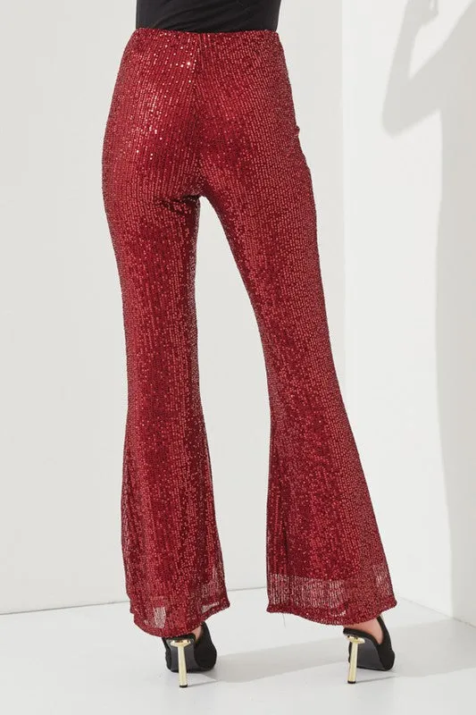 HIGHWAIST SEQUIN PANTS KRP3080