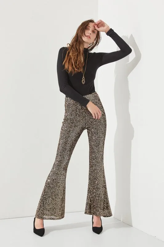 HIGHWAIST SEQUIN PANTS KRP3080