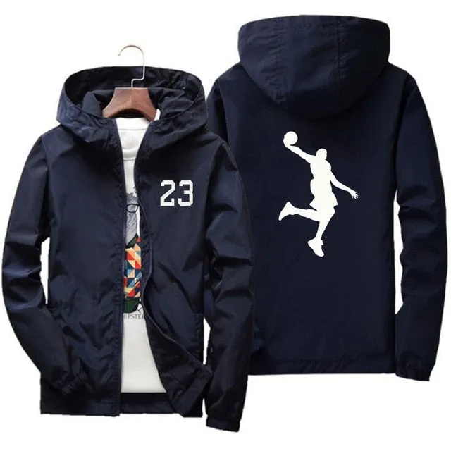 Jacket men's trench coat spring and autumn fashion jacket men's hooded casual jacket men's jacket thin men's jacket