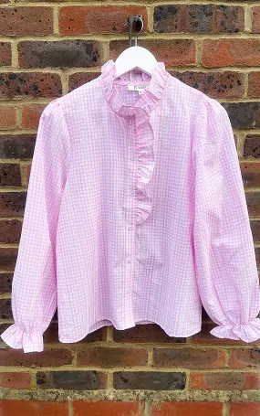 Lottie Gingham Shirt Pink