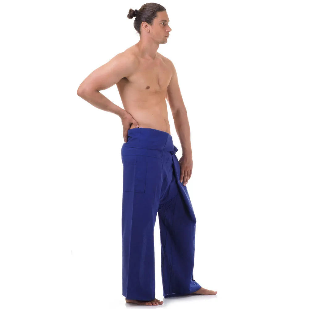 Men's Thai Fisherman Pants Moonlight Blue