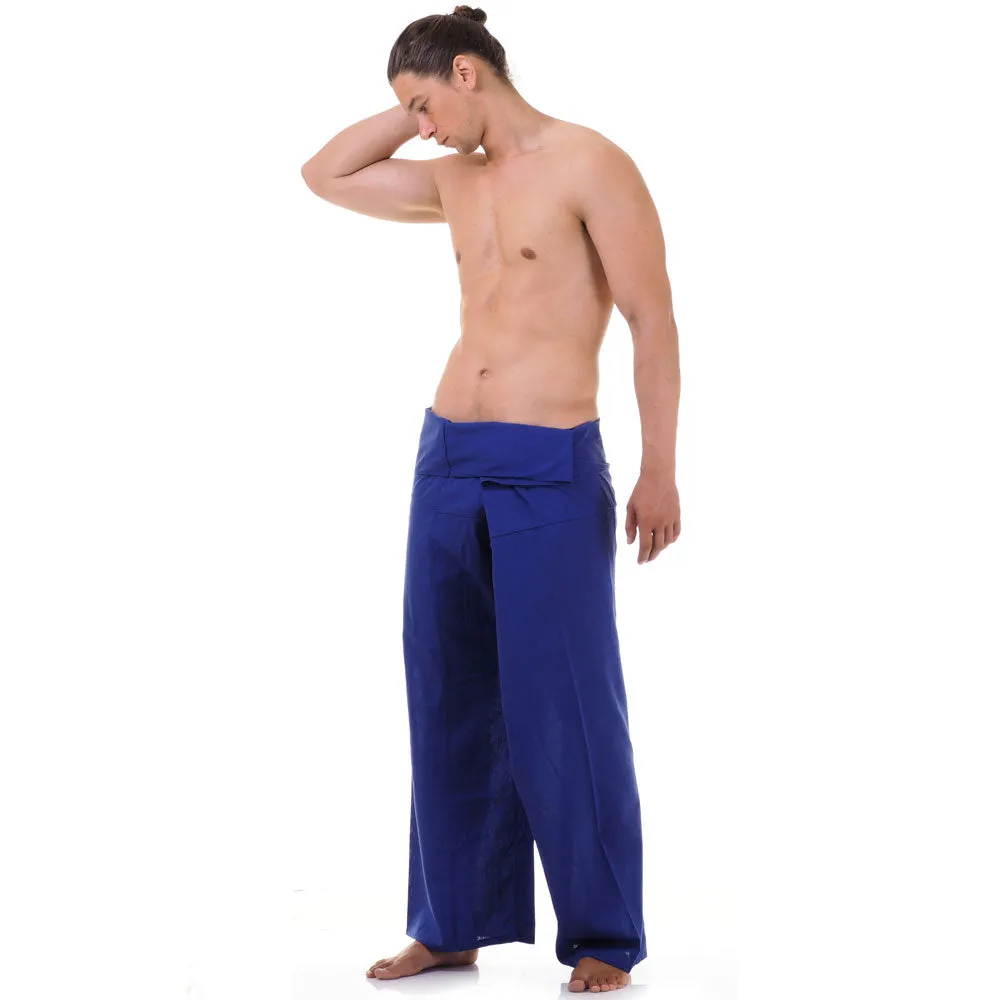 Men's Thai Fisherman Pants Moonlight Blue