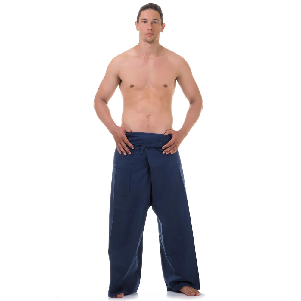 Men's Thai Fisherman Pants Moonlight Blue