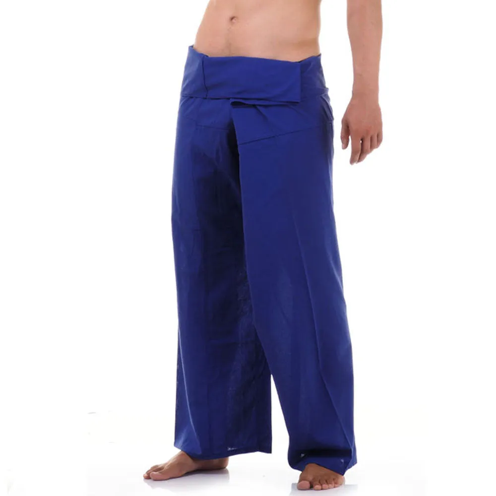 Men's Thai Fisherman Pants Moonlight Blue