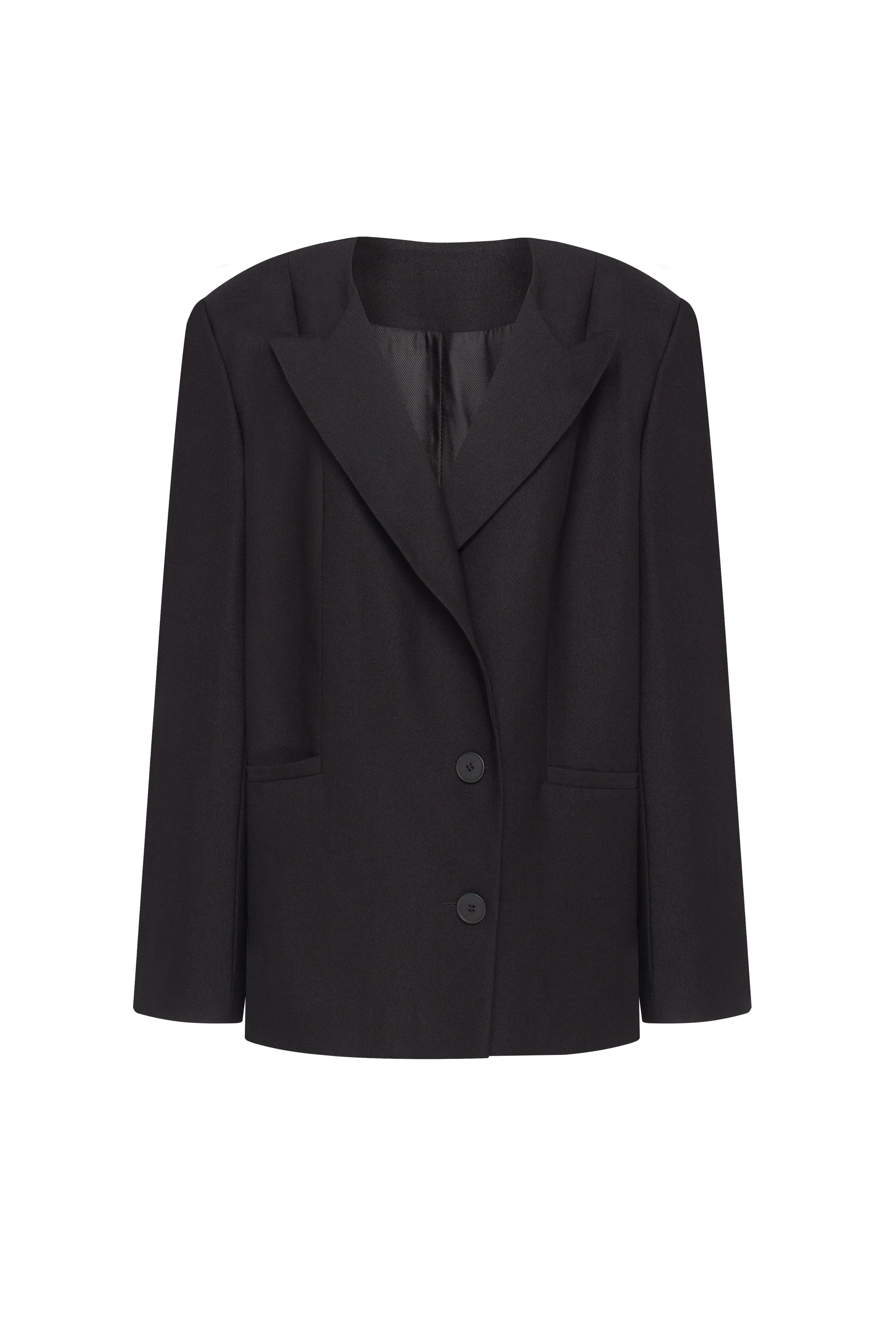 Panache black single-breasted blazer, Xo Xo