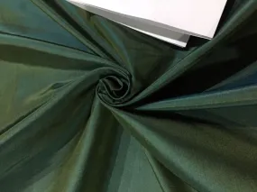 Pure Silk Taffeta fabric~ dark green x blue color 32 MOMME 54&quot; wide ~TAF315[2]