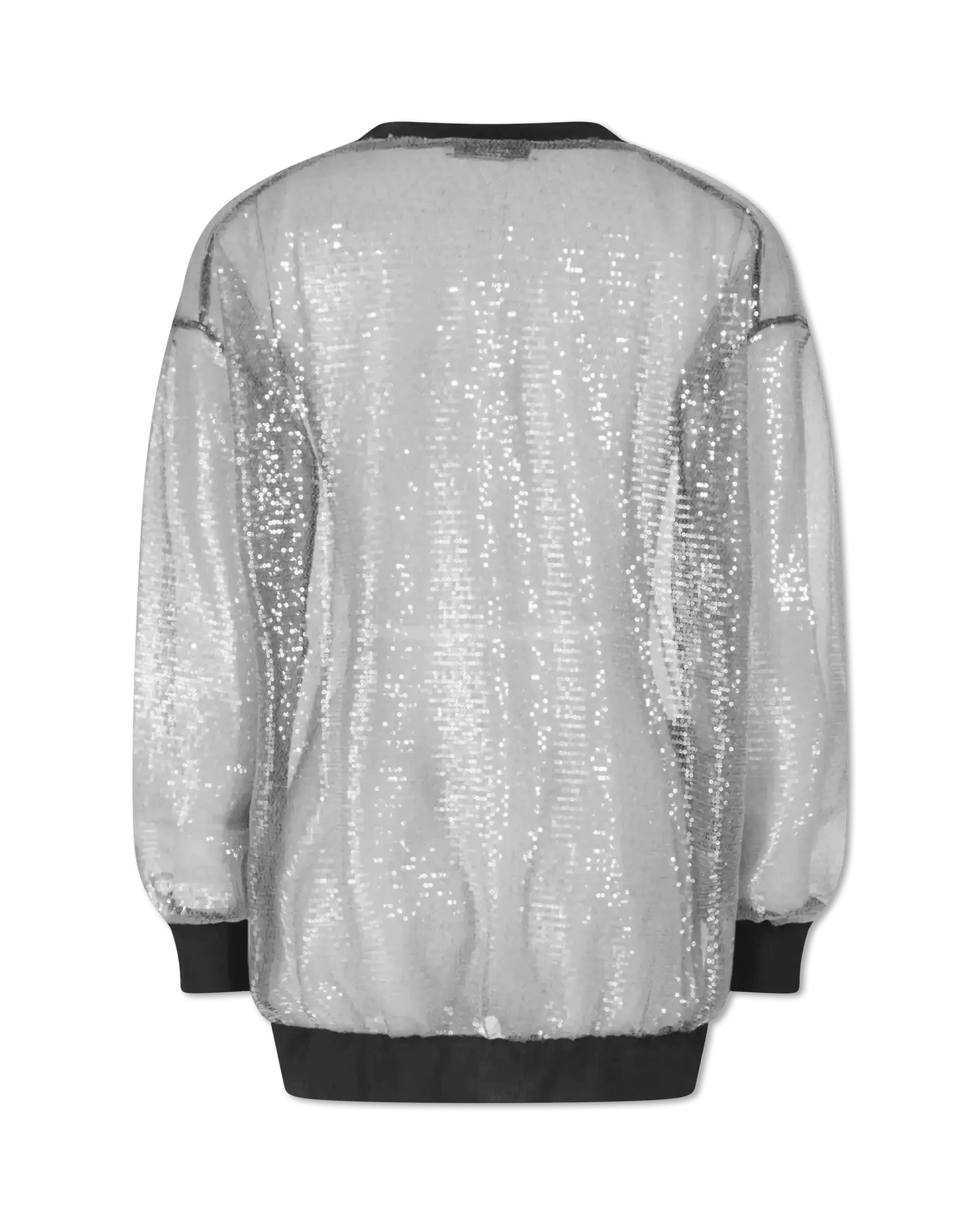 Sheer Sequined Cardigan