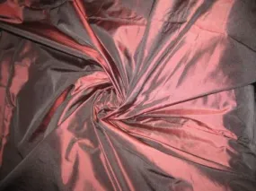 SILK TAFFETA FABRIC ~Burgundy with black shot 54&quot; wide