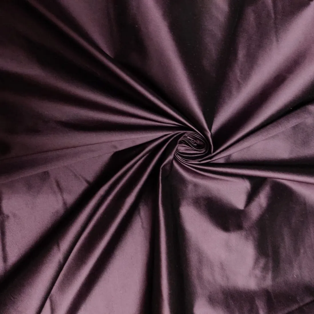 SILK TAFFETA FABRIC IRIDESCENT PINK X BLACK color 54" wide TAF230